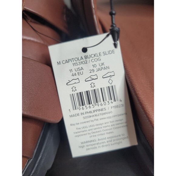 Mens size 11 ugg Capitola Buckle Slide main image 11